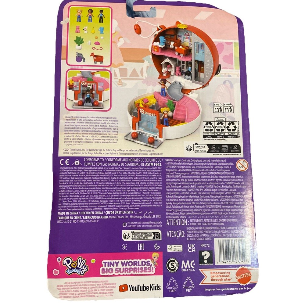 Polly Pocket TARGET BULLSEYE ADVENTURE Exclusive Playset NWT Doll Mini - Picture 2 of 13
